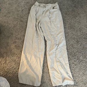 Beige linen ASOS pant. Flowy